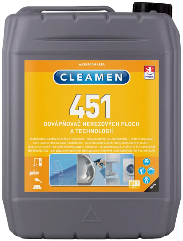 Cleamen 451 odvápňovač nerezových plôch a technológií 6 kg