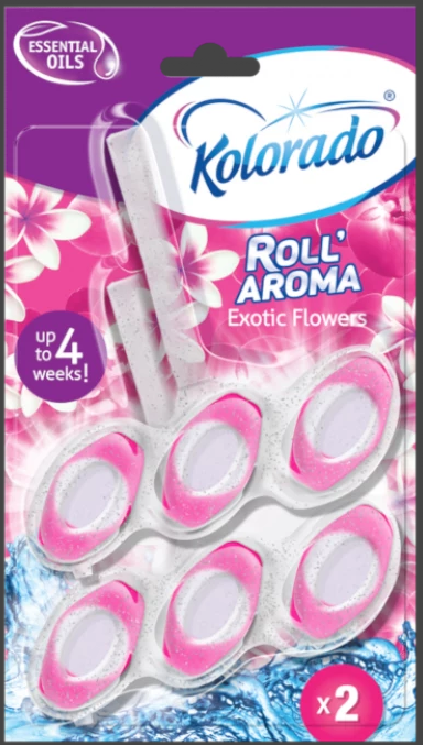 Kolorado WC blok Fresh Toilet Exotické kvety 2x51g