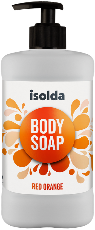 ISOLDA red orange body soap 400 ml /20ks/