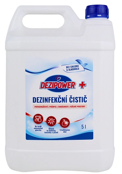 DEZIPOWER PLUS Dezinfekčný čistič s kvetinovou vôňou 5 L