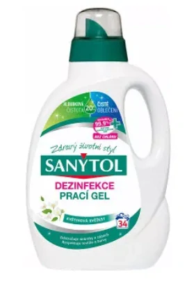Sanytol dezinf. prací gél KVETY 1,7L/34pd