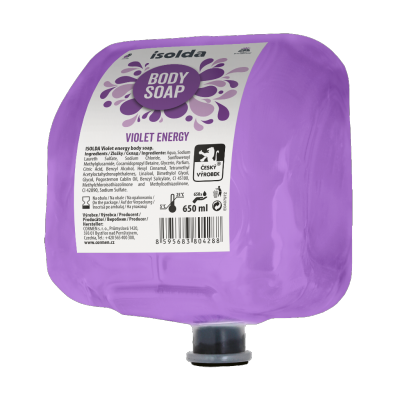 ISOLDA violet energy body soap 650 ml pre TEAM dávkovač
