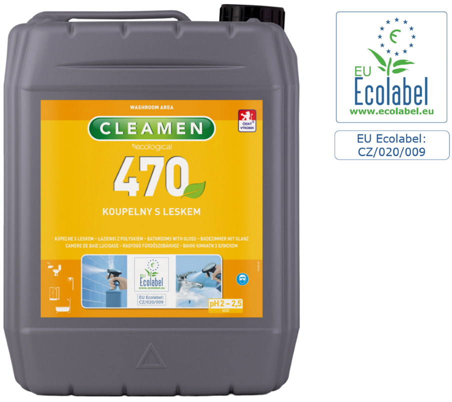 Cleamen 470 na kúpeľne s leskom ECO 5L