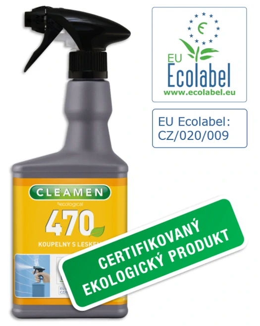 Cleamen 470 na kúpeľne s leskom ECO 550ml