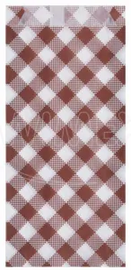Papierové vrecko Karo 9+2,5 x 20 cm na párok v rožku [300 ks]