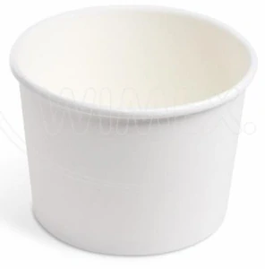 Papierová miska (PAP/PE) biela Ø115mm 500ml `M` [50 ks] 