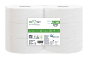 Papernet toaletný papier maxi Jumbo 407573, 247m, 2-vr, CEL, s technológiou BIOTECH (Balenie 6ks)