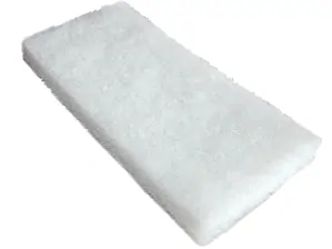 Pad ručný biely