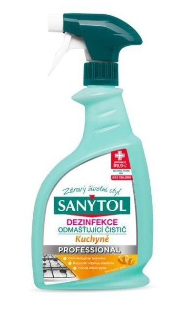 SANYTOL čistič na kuchyne PROFESSIONAL 750 ml