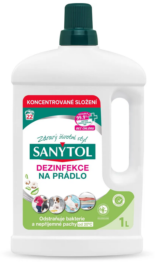SANYTOL dezinfekcia na bielizeň Aloe Vera 1000ml