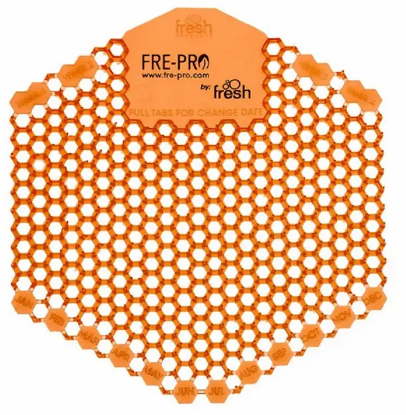 FrePro Wave 3D sitko do pisoára oranžové, mango