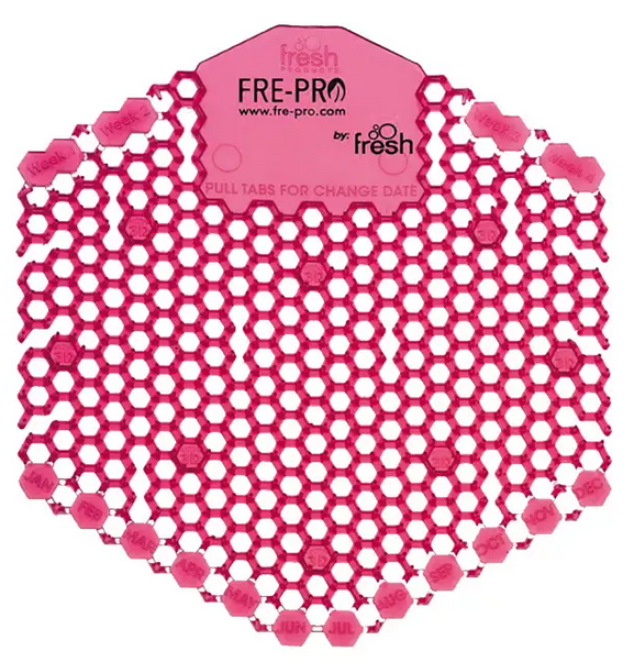 FrePro Wave 3D sitko do pisoára purpurové, horúce jablko