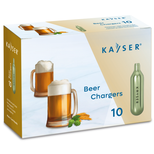 Pivné bombičky KAYSER 16g (15,25g) CO2 10ks