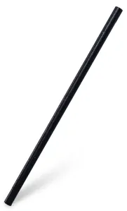 Slamka (bio-kompozit) čierna `JUMBO` Ø8mm x 25cm [100 ks] 