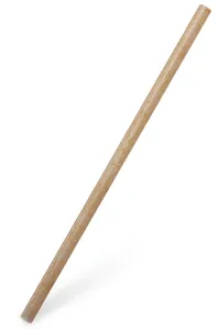 Slamka (bio-kompozit) prírodná hnedá `JUMBO` Ø8mm x 25cm [100 ks] 