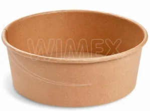 Papierová miska (PAP/PE) kraft Ø185mm 1300ml [50 ks]