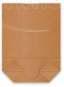 Papierový sáčok s 85mm krížovým dnom kraft 22,5 x 31 cm `2kg` [1000 ks] 