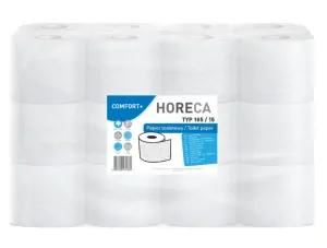 Papier toaletný 2-vr, HORECA Comfort+, CEL, 20m (balenie 72ks)
