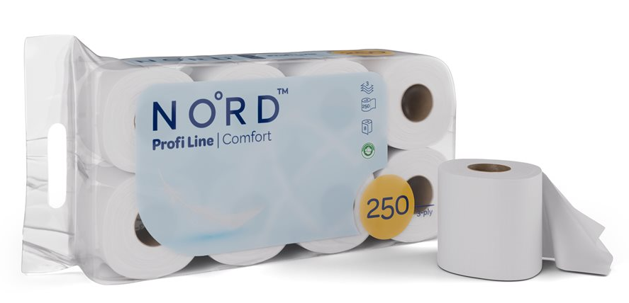 Papier toaletný 3-vr, NORD ProfiLine 28m (1balenie -8ks)