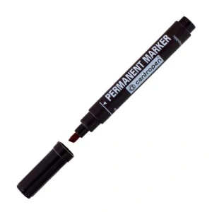 Permanentný popisovač Centropen 8576, klinový hrot, 1-4,6 mm, čierny