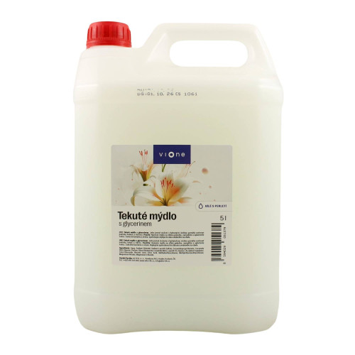 Tekuté mydlo VIONE s bielou perleťou 5L