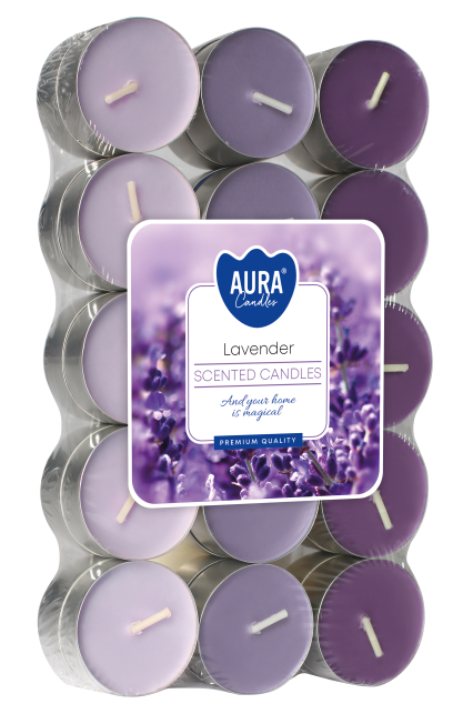 Čajové sviečky Lavender 30ks