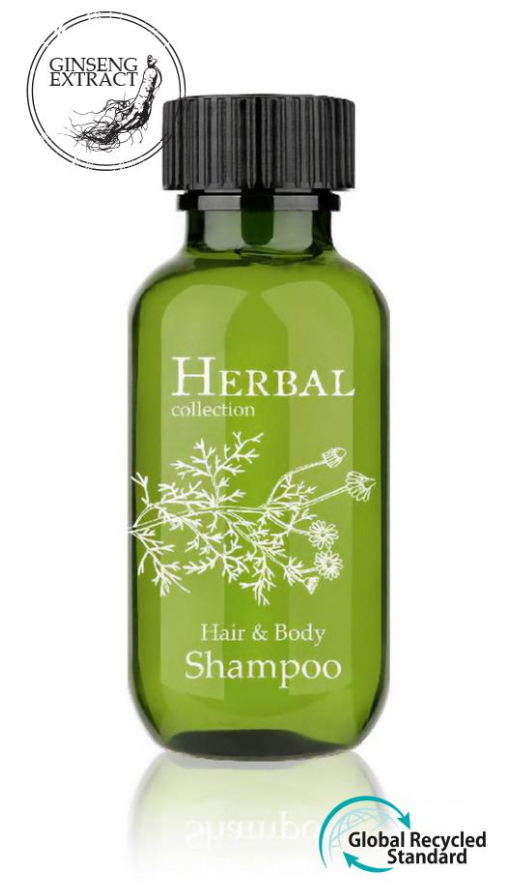 Herbal Collection šampón na telo a vlasy vo fľaške 37ml (50ks)