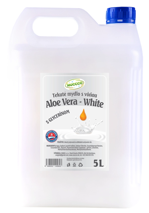 NUCCCO tekuté mydlo aloe vera 5L