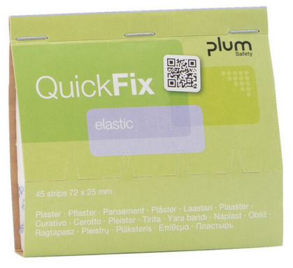 Plum QuickFix elastická náplasť – náhradné balenie 1 blister – 45 ks
