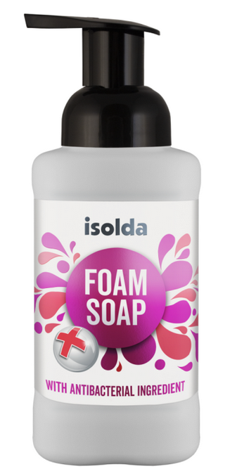 ISOLDA penové mydlo s antibakteriálnou prísadou 400ml