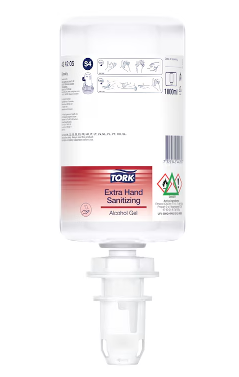 TORK dezinfekcia gélová alkoholová S4 1000ml 424205 (balenie 6ks)