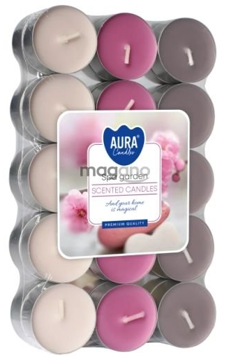Čajové sviečky Spa garden 30ks