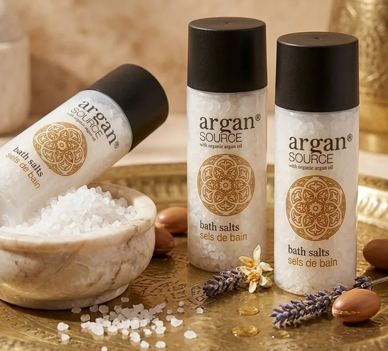 ARGAN SOURCE Soľ do kúpeľa 30ml -37g /50ks/  