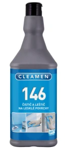 Cleamen 146 Čistič a leštič na lesklé povrchy 1L