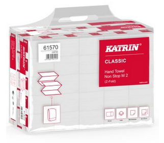 Utierky ZZ 2-vr, RC, 4000 ks, Non stop Katrin CLAS, biele (KA34525)