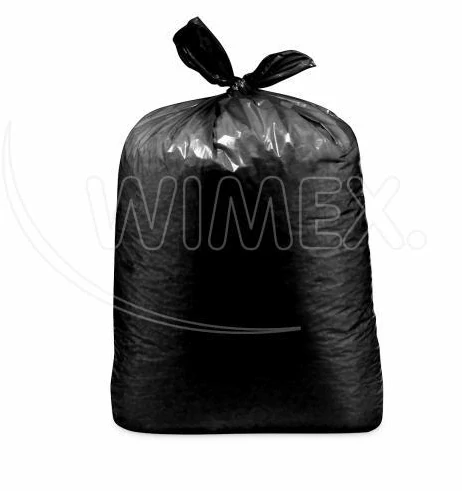 Vrecia na odpadky čierne 70x110cm, 120 l, Typ 40 [25 ks]