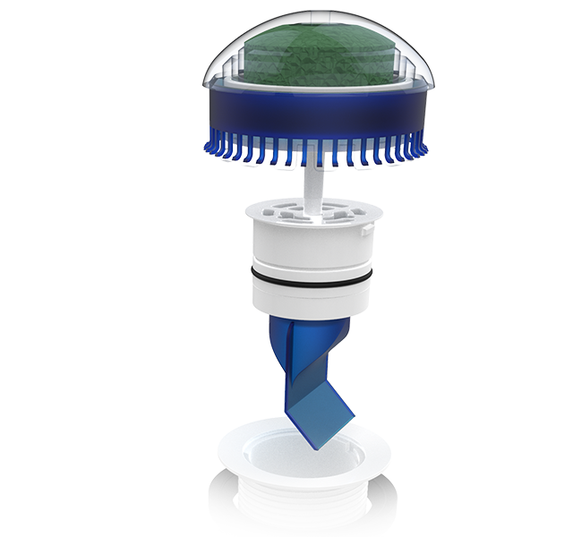 Sušič rúk ECOSTEP R4.1 - strieborný
